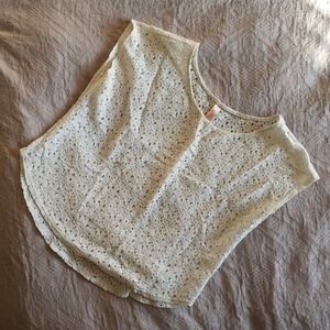 Prevett White Floral Lace Top